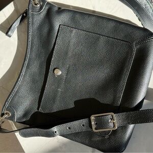 Longchamp Black Crossbody Bag Le Fuolonne Swingpack